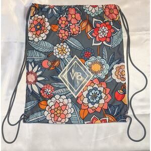 Vera Bradley TROPICAL EVENING Drawstring Backsack Lightweight Backpack Floral